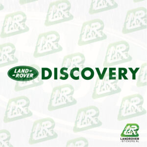 Land Rover DISCOVERY logo 1 kleur GREEN | ©landrover-stickers.nl