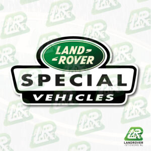Special Vehicles cmyk | ©landrover-stickers.nl