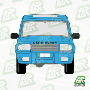 Land Rover DISCOVERY motorkaptekst VB1 | ©landrover-stickers.nl