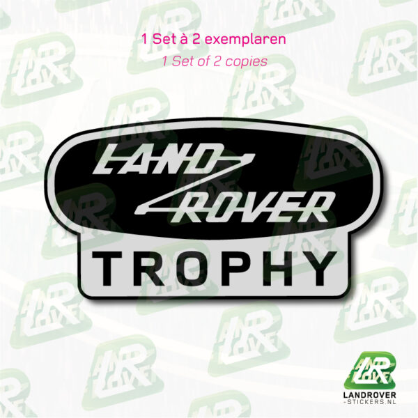 Land Rover Trophy FC grijs | ©landrover-stickers.nl