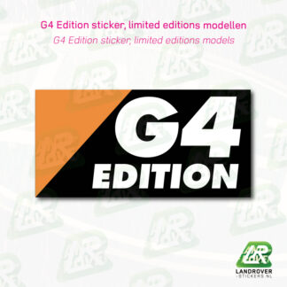 G4 Edition sticker
