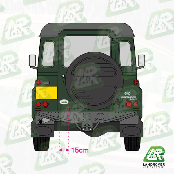 013 LAND ROVER LOGO DICHT | ©LANDROVER-STICKERS.NL