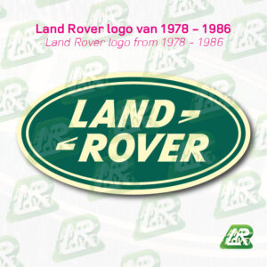 02_LAND ROVER LOGO 1978-1986 | ©LANDROVER-STICKERS.NL