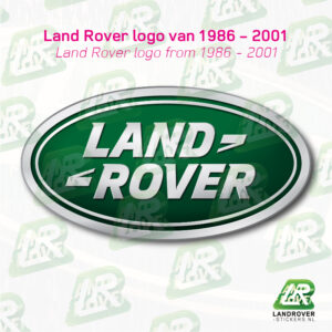 03_LAND ROVER LOGO 1986-2001 | ©LANDROVER-STICKERS.NL