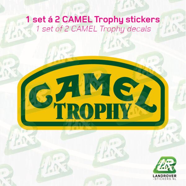 CAMEL TROPHY Deursticker set VB01 | ©LANDROVER-STICKERS.NL