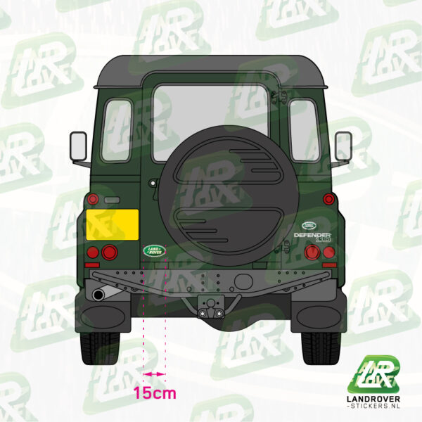 LAND ROVER LOGO 1996-2021 VB01 | ©LANDROVER-STICKERS.NL