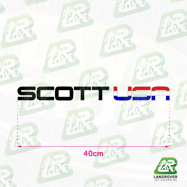 CAMEL Trophy classic SCOTT USA Sticker | ©LANDROVER-STICKERS.NL