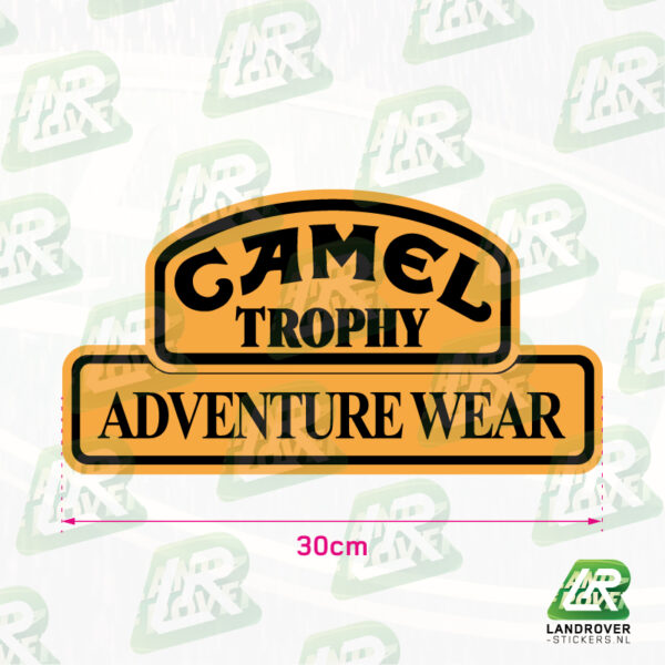 CAMEL Trophy classic adventure wear Stickers | ©LANDROVER-STICKERS.NL