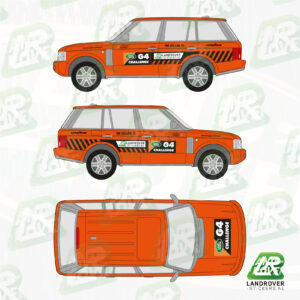 G4 CHALLENGE RANGE ROVER L322 - VB01 | ©LANDROVER-STICKERS.NL